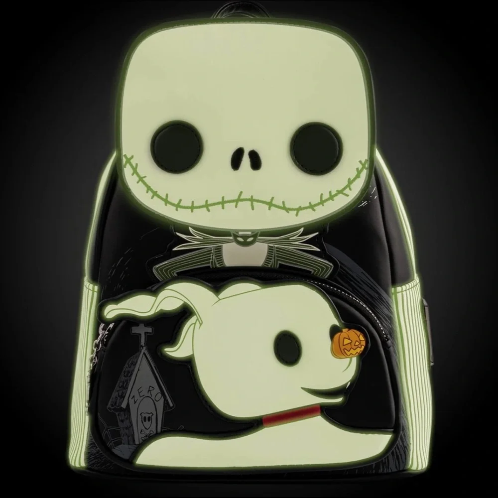 Funko funkocon nightmare before Christmas jack and Loungefly mini backpack - Picture 3 of 7